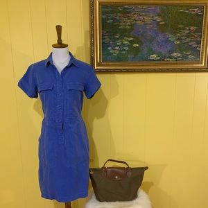 Blue J. Crew dress